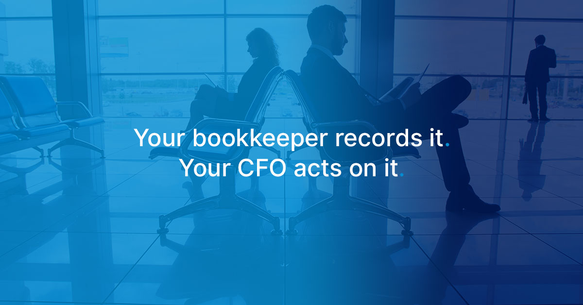 fractional CFO vs bookkeeper Charlotte business meeting